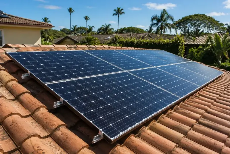 Installation de panneaux solaires à Plassay